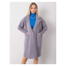 ŠEDÝ KLASICKÝ TEDDY COAT EVELINE MBM-PL-1521.97P-GREY