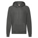 Grafitowa bluza męska z kapturem Lightweight Hooded Sweat Fruit of the Loom