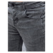 Pánske tmavošedé džínsové šortky Dstreet SX2399