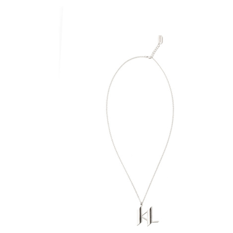 Šperk Karl Lagerfeld K/Monogram Pendant Šedá