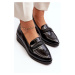 Dámské lakované boty Loafers Black Polike 41