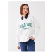 LC Waikiki Crew Neck Printed Long Sleeve Oversize Women's Sweatshirt