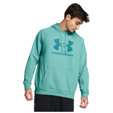 Pánska zateplená mikina s kapucňou UNDER ARMOUR UA Rival Fleece Logo HD-GRN