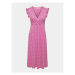 ONLY Letné šaty May 15257520 Ružová Regular Fit