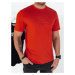 Men's T-shirt with orange print Dstreet