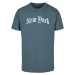 New York Texting Tee dustyblue