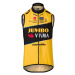 AGU Cyklistická vesta - JUMBO-VISMA 2023 - čierna/žltá