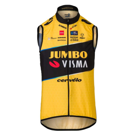 AGU Cyklistická vesta - JUMBO-VISMA 2023 - čierna/žltá