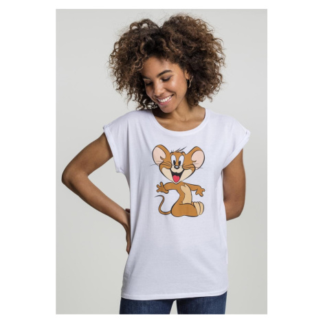 Ladies Tom &amp; Jerry Mouse Tee white mister tee