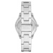 FOSSIL Analógové hodinky 'Stella'  strieborná / priehľadná / perlovo biela
