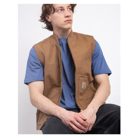 Carhartt WIP Classic Vest Hamilton Brown rinsed