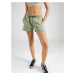 Hummel Športové nohavice 'Active'  trávovo zelená / šedobiela