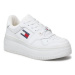 Tommy Jeans Sneakersy Tjw Retro Basket Flatform Ess EN0EN02506 Biela