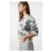 Trendyol Stone Soft Textured Crew Neck Knitwear Sweater