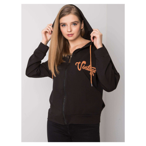 Black zip-up hoodie