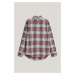 KOŠEĽA GANT REG POPLIN TARTAN CHECK SHIRT RUBY RED