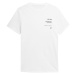 4F MEN´S T-SHIRT Pánske tričko, biela, veľkosť