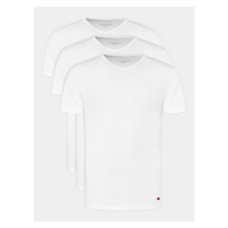 Tommy Hilfiger Súprava 3 tričiek UM0UM03137 Biela Regular Fit