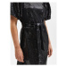 Selected Femme Koktejlové šaty Sandy 16087511 Čierna Regular Fit