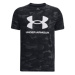 Chlapčenské tričko s krátkym rukávom UNDER ARMOUR UA SPORSTYLE LOGO AOP SS-BLK