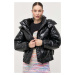 Páperová bunda Karl Lagerfeld dámska, čierna farba, zimná