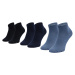 Skechers  3PPK Basic Quarter Socks  Športové ponožky Modrá