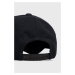 Bavlnená čiapka Champion 805550-BS538, čierna farba, s nášivkou