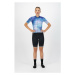 Dámsky cyklistický dres Rogelli Tie Dye modrý ROG351499