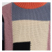 Dedicated Sweater Knitted Rutbo Blocks Multi Berry