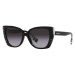 Slnečné okuliare Burberry MERYL dámske, čierna farba, 0BE4393