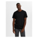 Selected Homme Súprava 3 tričiek Haxel 16087854 Čierna Regular Fit