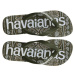 HAVAIANAS TOP LOGO MANIA FASHION Unisex žabky, khaki, veľkosť 43/44