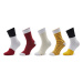 Rainbow Socks Súprava 5 párov vysokých ponožiek unisex Sushi Box Tuna Farebná