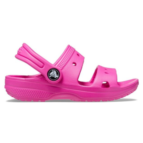 Crocs CLASSIC CROCS SANDAL T Detská nazúvacia obuv, ružová, veľkosť 25/26