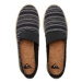 Quiksilver ESPADRILLED Pánska slip-on obuv, čierna, veľkosť 45