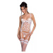 Korzet Passion Lovelia Corset white Farba: Biela