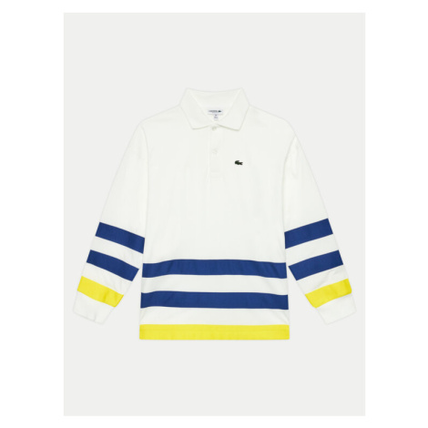 Lacoste Polokošeľa DJ7727 Biela Regular Fit