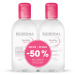 BIODERMA Sensibio H2O AR Micelárna voda Výhodné balenie 2x250 ml