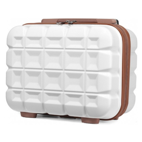 KONO malý toaletný kufrík na batožinu - 10L - biely - ABS