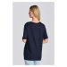 TRIČKO GANT DRAPE SS T-SHIRT EVENING BLUE