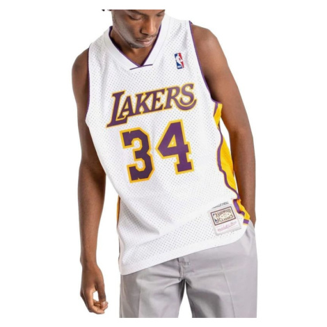 Mitchell & Ness Los Angeles Lakers NBA Shaquille O'Neal M tričko SMJY4442-LAL02SONWHIT pánske