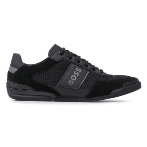 Boss Sneakersy Saturn 50485629 10247473 01 Čierna Hugo Boss