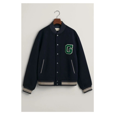 BUNDA GANT WOOL VARSITY JACKET EVENING BLUE
