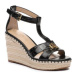 Lauren Ralph Lauren Espadrilky Hale Ii 802901589006 Čierna