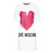 LOVE MOSCHINO Každodenné šaty W5A0221M 3876 Biela Regular Fit