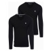 Ombre Men's V-NECK longsleeve set - mix 2