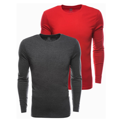 Ombre Clothing Men's plain longsleeve - mix 2