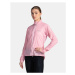 Women's running jacket KILPI TIRANO-W Light pink