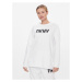 DKNY Sport Mikina DP3T9623 Biela Relaxed Fit