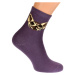 Termo fialové ponožky LOUISE